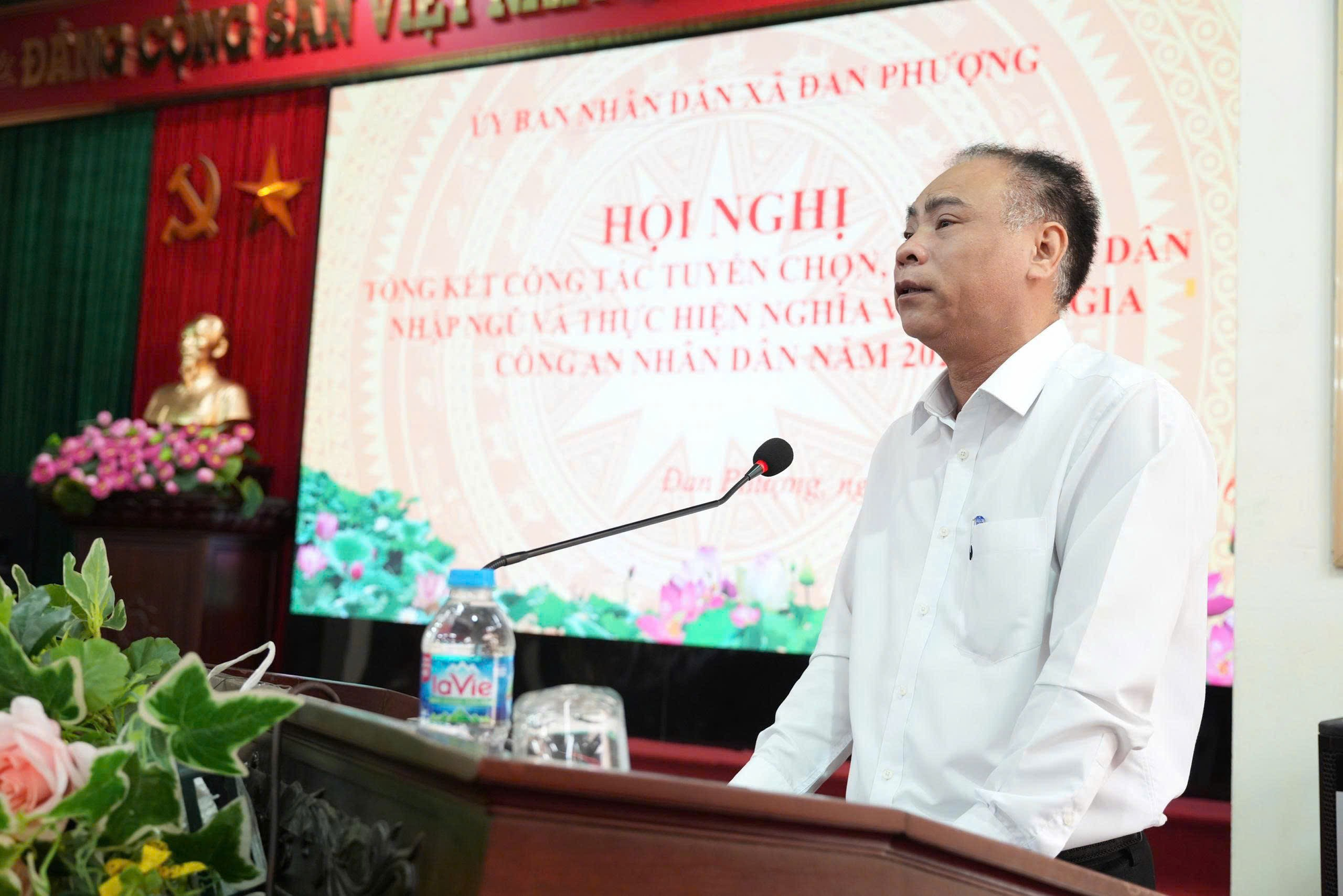 Xã Đan Phượng tổng kết công tác tuyển chọn, gọi công dân nhập ngũ và thực hiện nghĩa vụ tham gia Công an nhân dân năm 2026.- Ảnh 3.