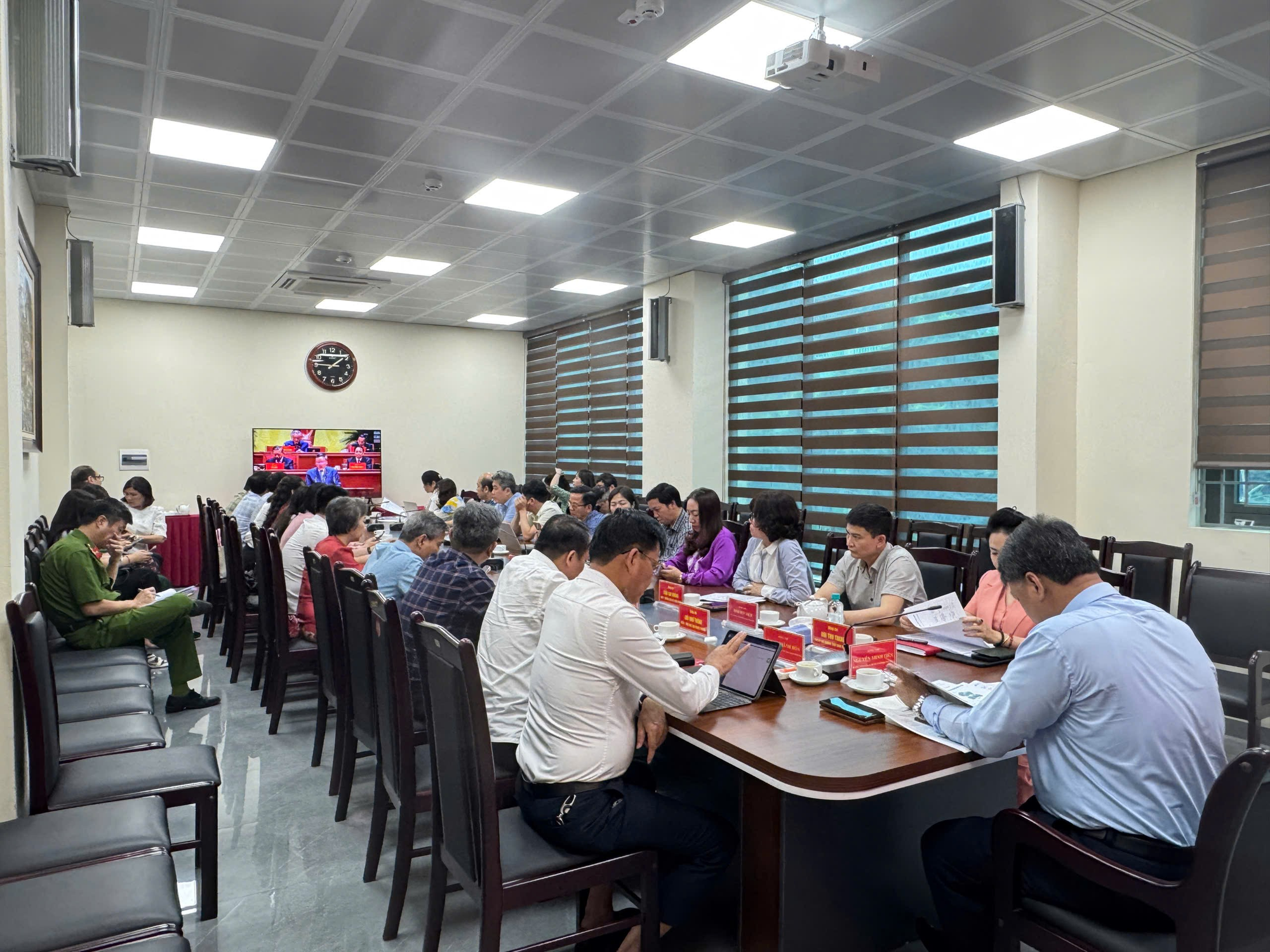 Phường Phương Liệt tham gia Hội nghị giao ban quý I/2026 của Thành phố với cơ sở- Ảnh 4.