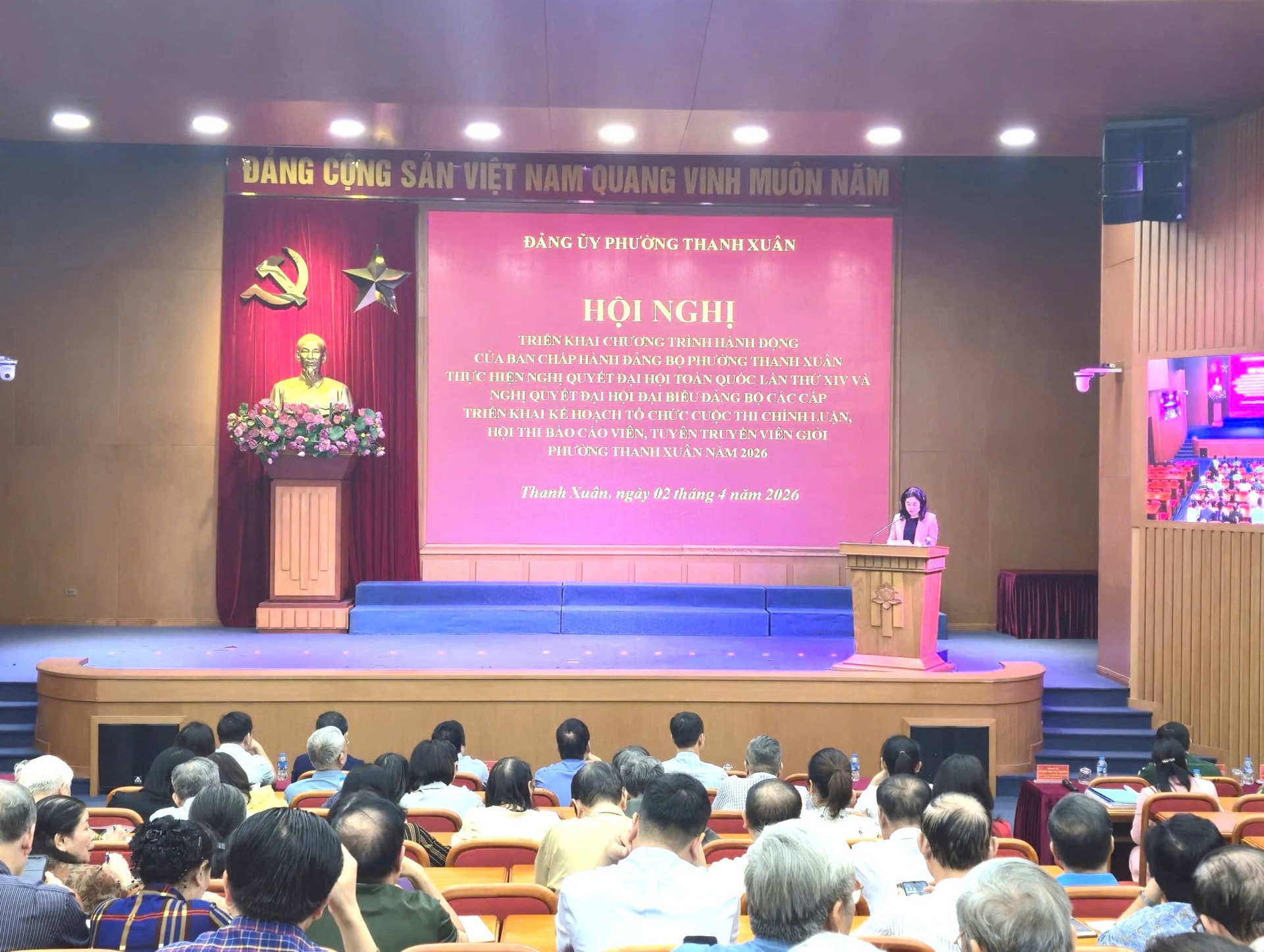 Thanh Xuân: Quán triệt Chương trình hành động thực hiện nghị quyết đại hội Đảng các cấp- Ảnh 1.