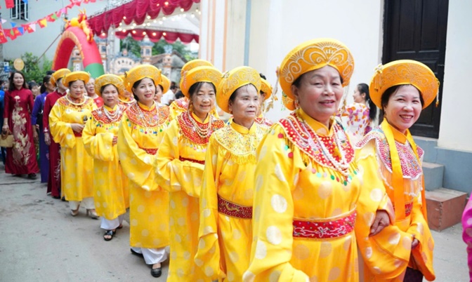 Lãnh đạo xã Hoài Đức dự khai mạc lễ hội truyền thống thôn Phú Đa và lễ hội truyền thống thôn Thượng Thụy- Ảnh 11.