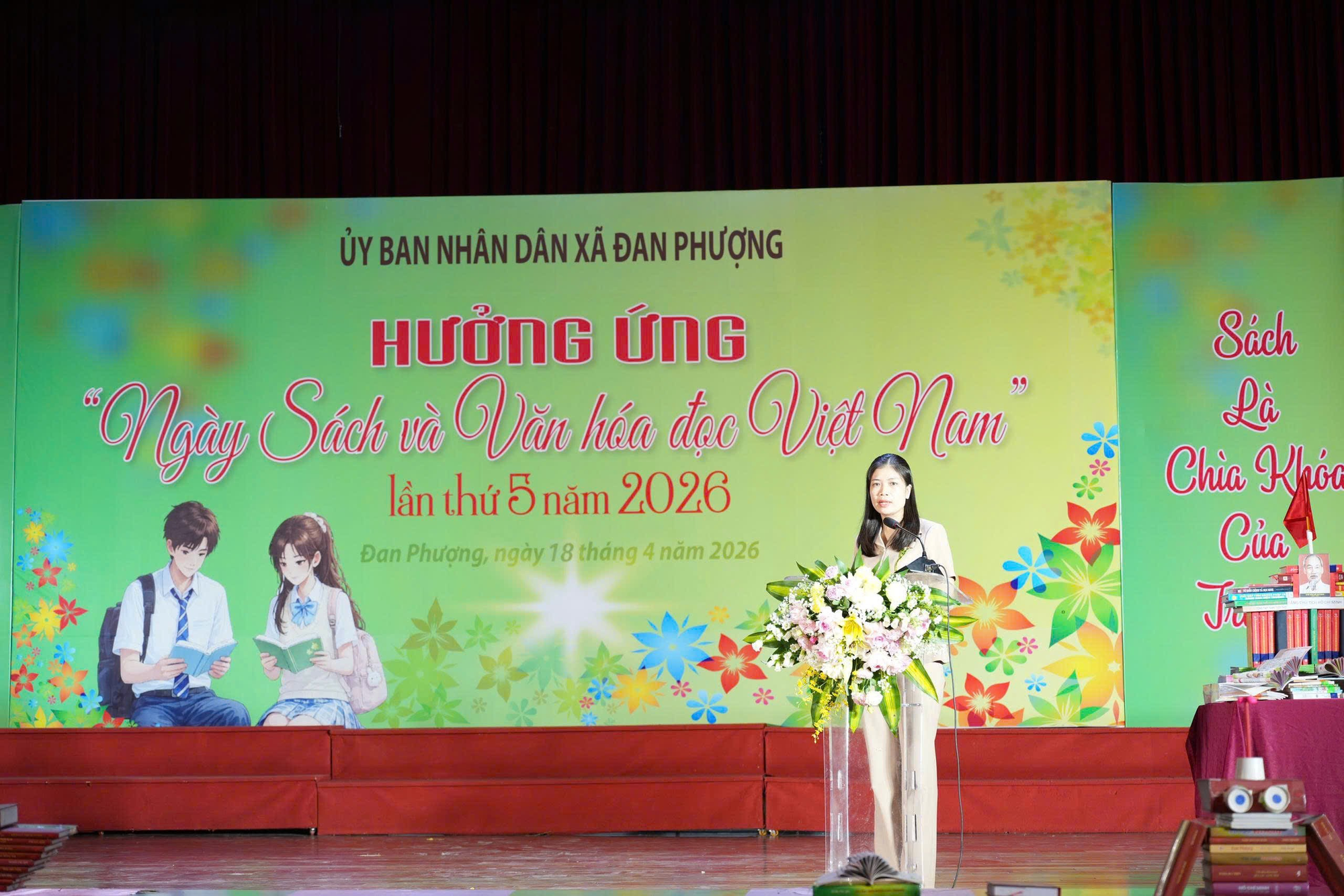 Xã Đan Phượng hưởng ứng Ngày Sách và Văn hóa đọc Việt Nam- Ảnh 1.