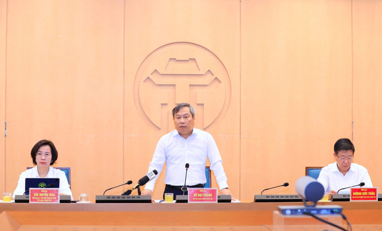 Hoài Đức tham dự trực tuyến phiên họp UBND Thành phố Hà Nội thường kỳ tháng 4 năm 2026- Ảnh 2.