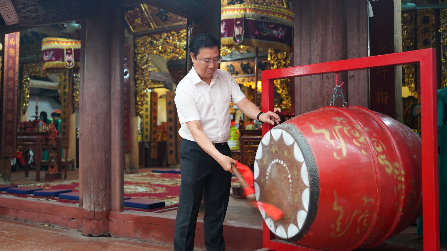 Lãnh đạo xã Hoài Đức dự khai mạc lễ hội truyền thống thôn Phú Đa và lễ hội truyền thống thôn Thượng Thụy- Ảnh 4.