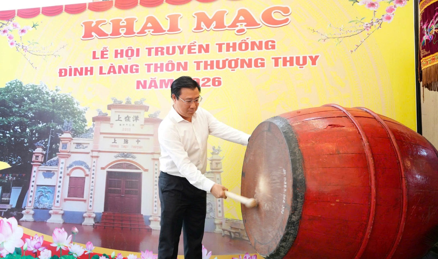 Lãnh đạo xã Hoài Đức dự khai mạc lễ hội truyền thống thôn Phú Đa và lễ hội truyền thống thôn Thượng Thụy- Ảnh 8.