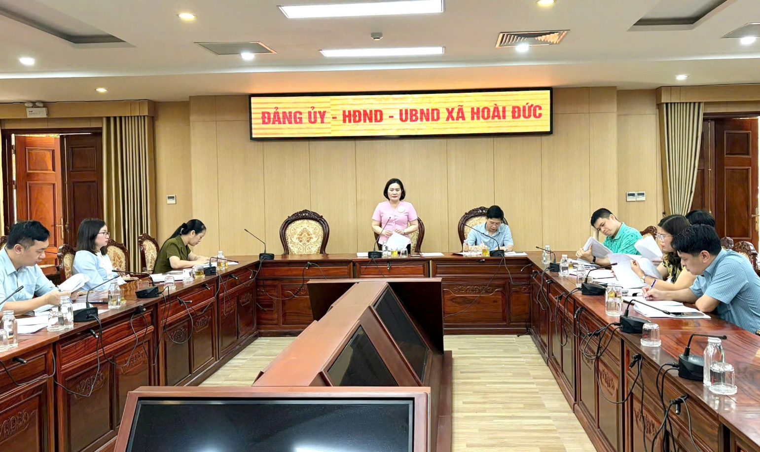 Hoài Đức sơ kết công tác BHXH-BHYT quý I, quyết tâm hoàn thành chỉ tiêu năm 2026- Ảnh 1.