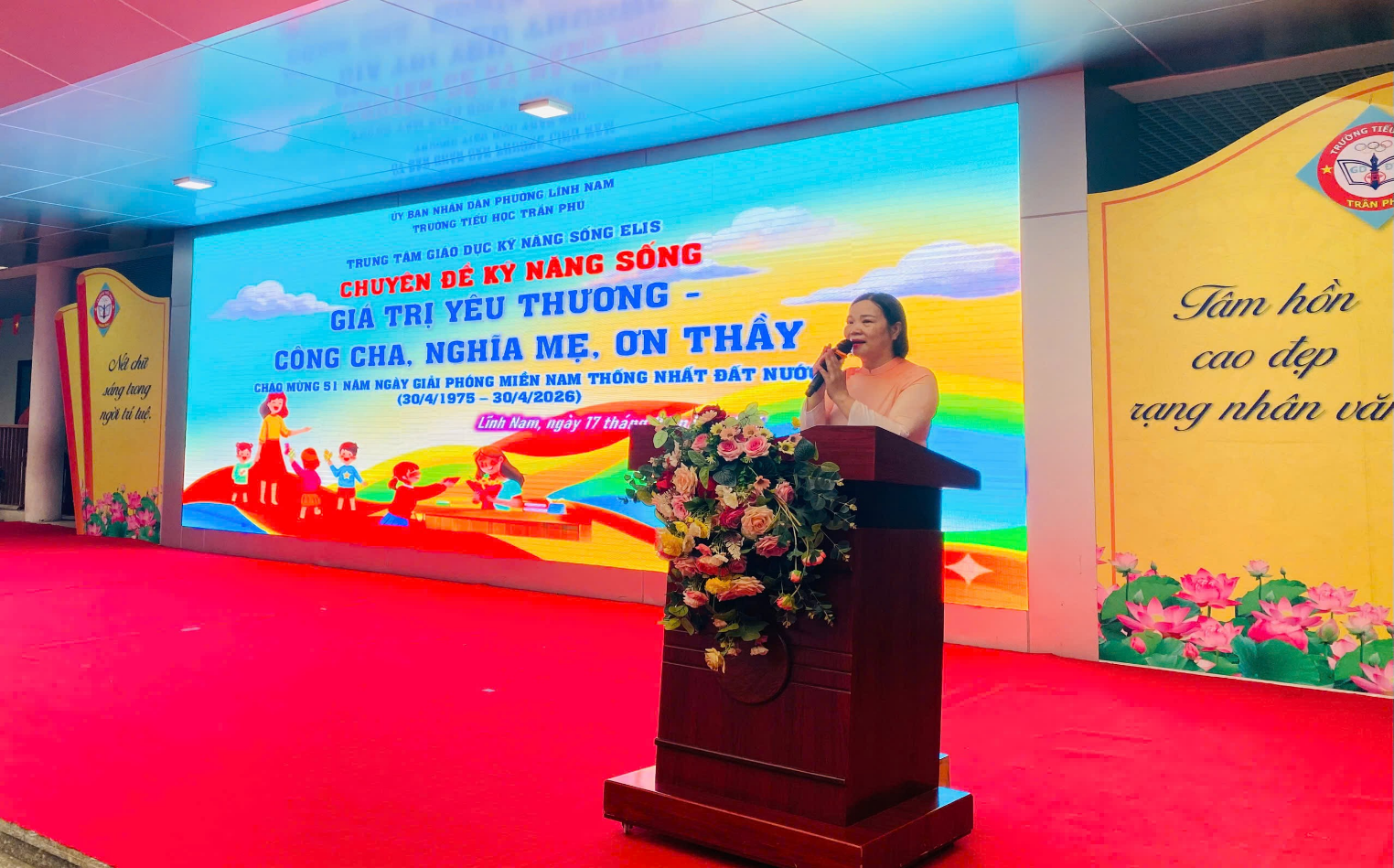 TRƯỜNG TIỂU HỌC TRẦN PHÚ TỔ KẾT HỢP TRUNG TÂM GIÁO DỤC KĨ NĂNG SỐNG ELIS TỔ CHỨC CHUYÊN ĐỀ VỚI CHỦ ĐỀ: GIÁ TRỊ YÊU THƯƠNG – CÔNG CHA, NGHĨA MẸ, ƠN THẦY NĂM HỌC: 2025 - 2026- Ảnh 2.