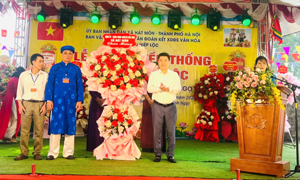 Khai mạc Lễ hội truyền thống Làng Hiệp Lộc- Ảnh 1.