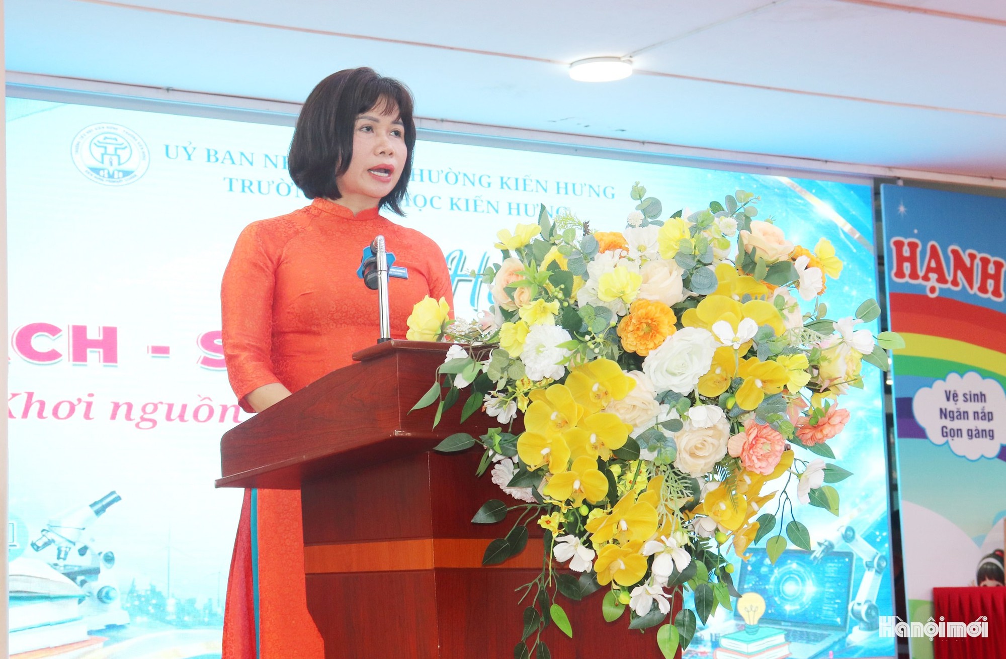 Ngày hội STEM - Sách - Công nghệ ở Kiến Hưng:Khơi nguồn sáng tạo, lan tỏa văn hóa đọc- Ảnh 2.