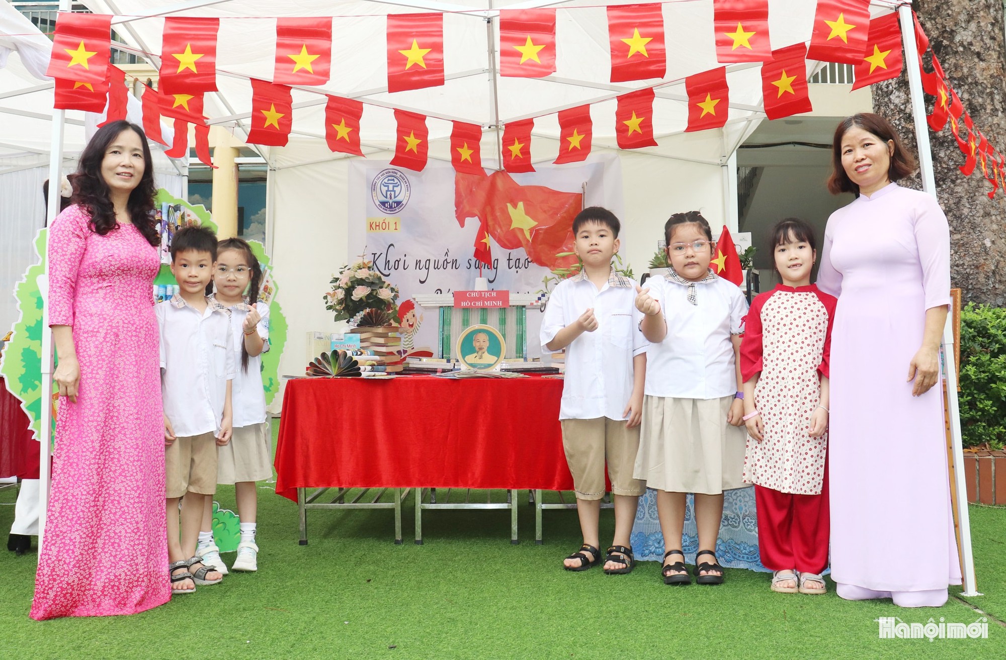 Ngày hội STEM - Sách - Công nghệ ở Kiến Hưng:Khơi nguồn sáng tạo, lan tỏa văn hóa đọc- Ảnh 6.