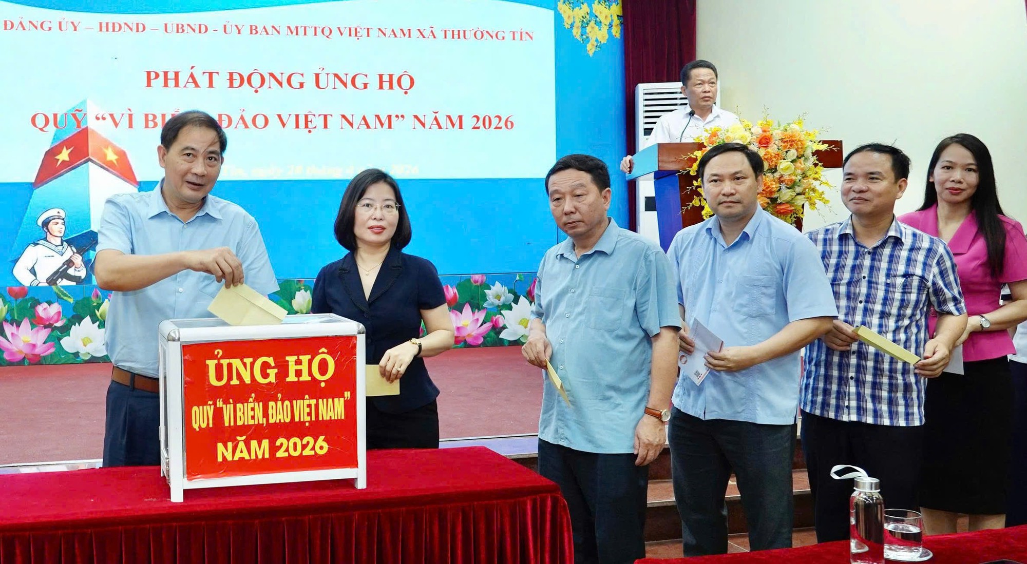 Thường Tín phát động ủng hộ quỹ "Vì biển, đảo Việt Nam" năm 2026- Ảnh 1.