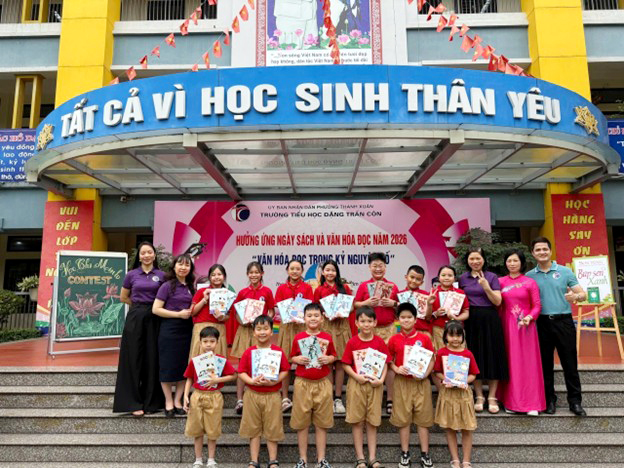 Phường Thanh Xuân sôi nổi tổ chức Ngày Sách và Văn hóa đọc với nhiều hoạt động ý nghĩa- Ảnh 4.