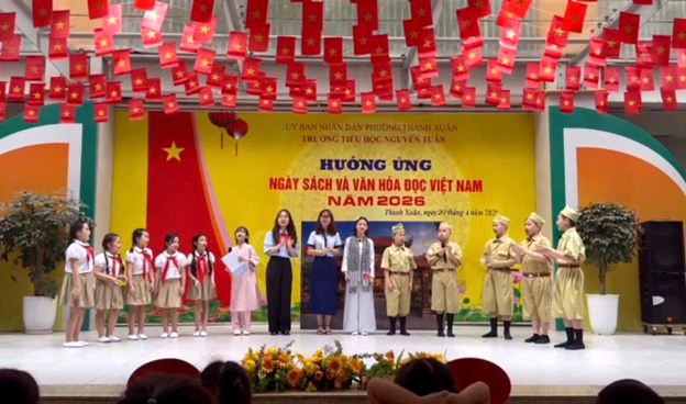 Phường Thanh Xuân sôi nổi tổ chức Ngày Sách và Văn hóa đọc với nhiều hoạt động ý nghĩa- Ảnh 8.