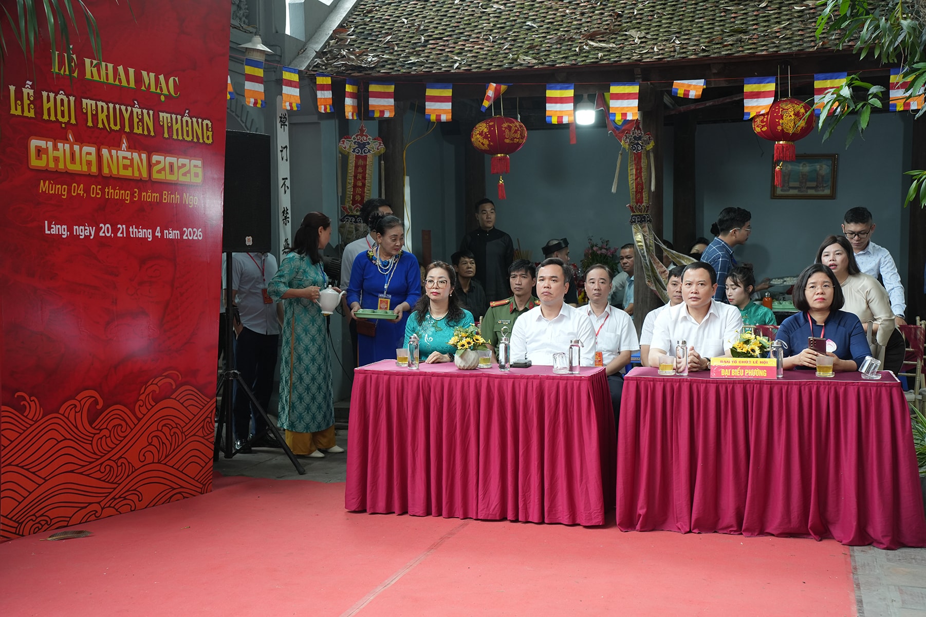 Khai mạc Lễ hội truyền thống Chùa Nền năm 2026:
Khi đạo hiếu "thắp lửa" cho hành trình hội Láng- Ảnh 1.