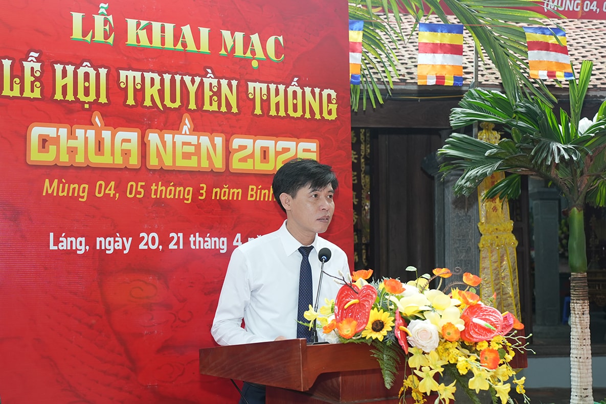 Khai mạc Lễ hội truyền thống Chùa Nền năm 2026:
Khi đạo hiếu "thắp lửa" cho hành trình hội Láng- Ảnh 3.