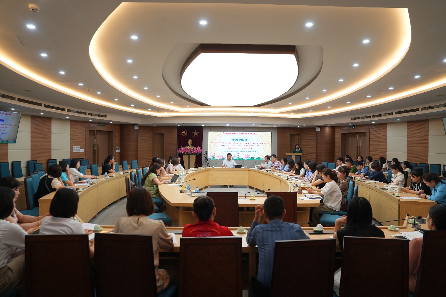 Gia Lâm giao ban công tác vệ sinh an toàn thực phẩm khối trường học ngoài công lập- Ảnh 1.