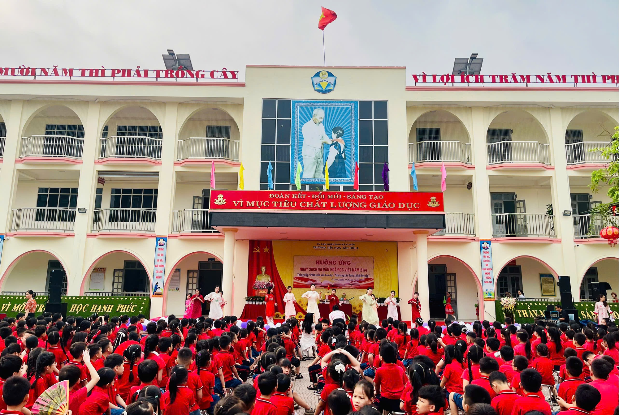 Trường Tiểu học Tân Hội A tổ chức Ngày Sách và Văn hóa đọc Việt Nam lần thứ 5 năm 2026- Ảnh 1.