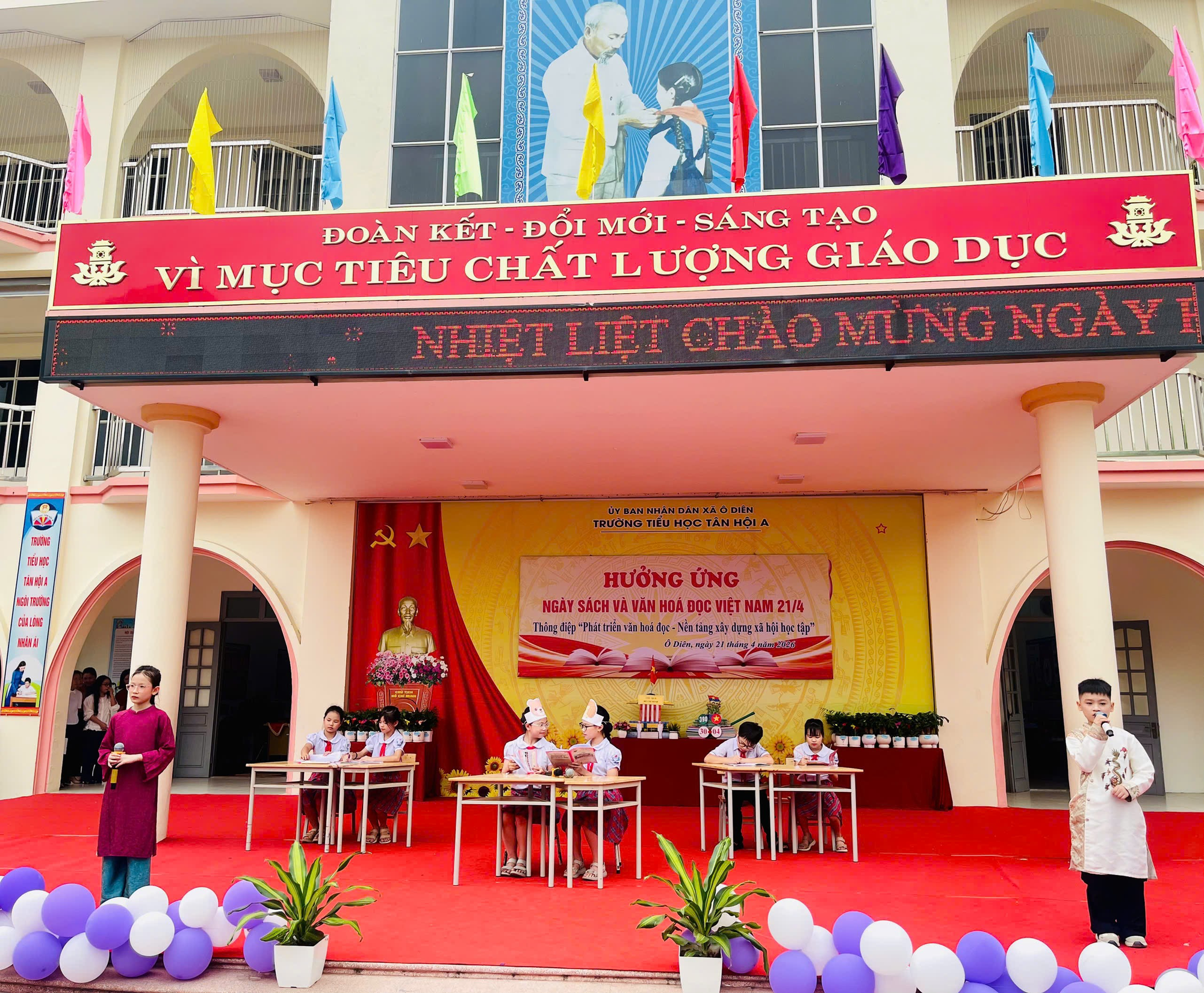 Trường Tiểu học Tân Hội A tổ chức Ngày Sách và Văn hóa đọc Việt Nam lần thứ 5 năm 2026- Ảnh 2.