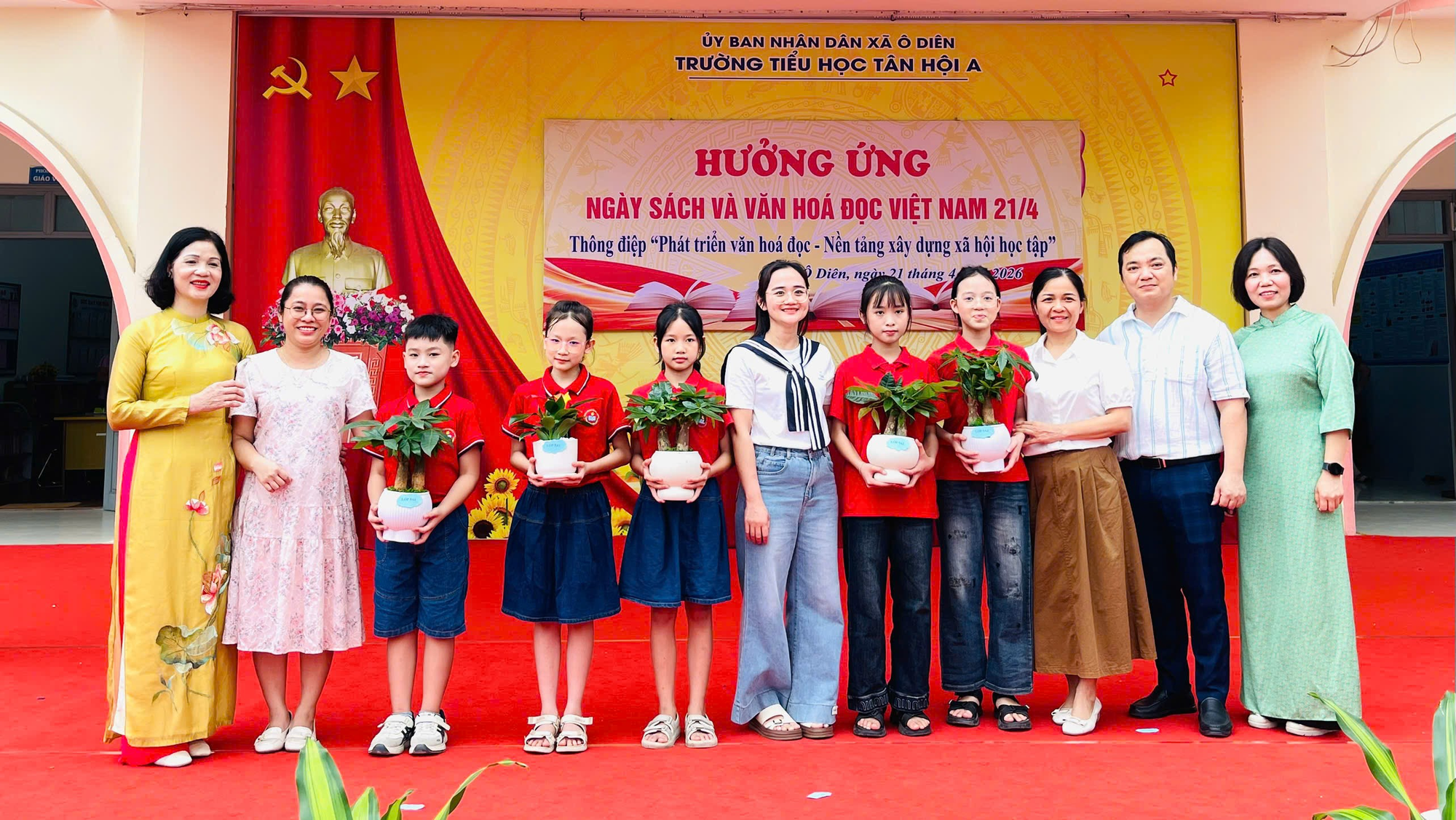 Trường Tiểu học Tân Hội A tổ chức Ngày Sách và Văn hóa đọc Việt Nam lần thứ 5 năm 2026- Ảnh 3.