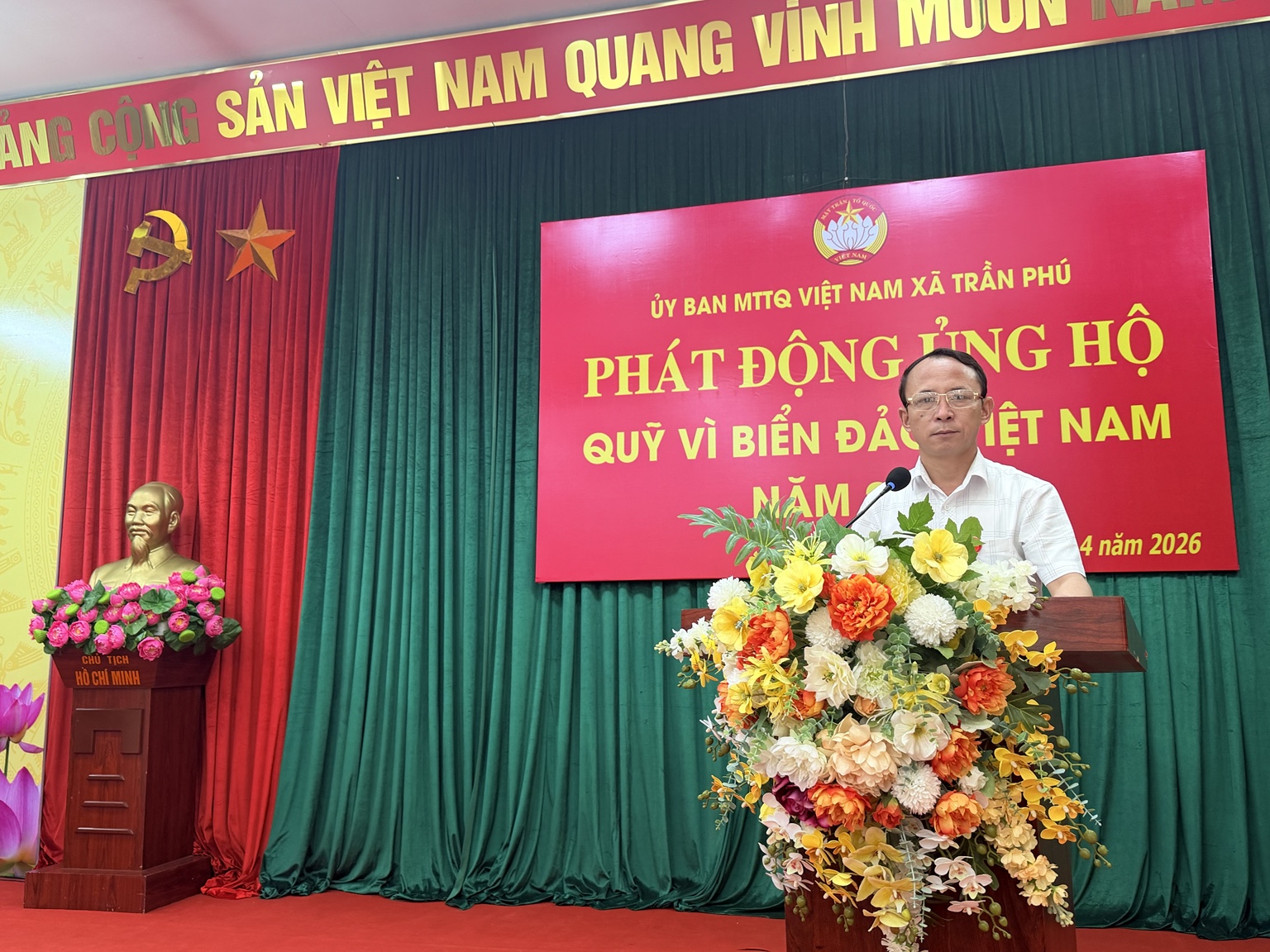 Xã Trần Phú phát động ủng hộ Quỹ “Vì biển, đảo Việt Nam” năm 2026- Ảnh 1.