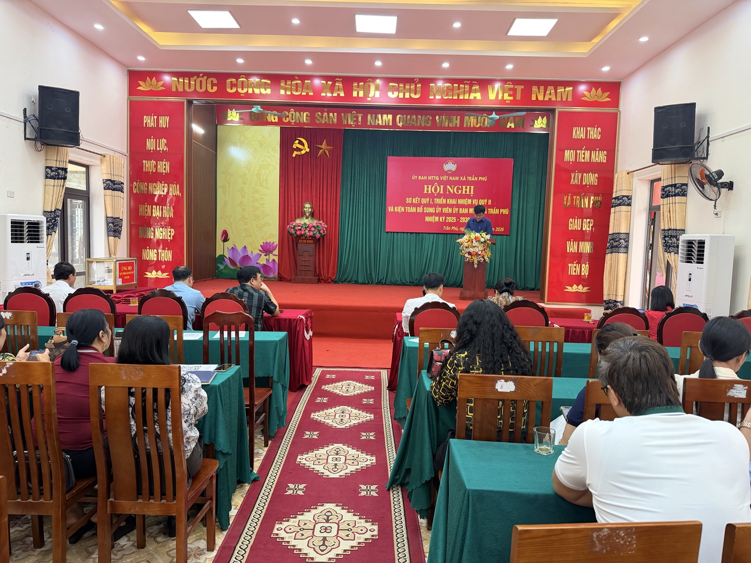 Ban Thường trực Ủy ban MTTQ Việt Nam xã Trần Phú sơ kết công tác quý I, triển khai nhiệm vụ quý II năm 2026- Ảnh 1.