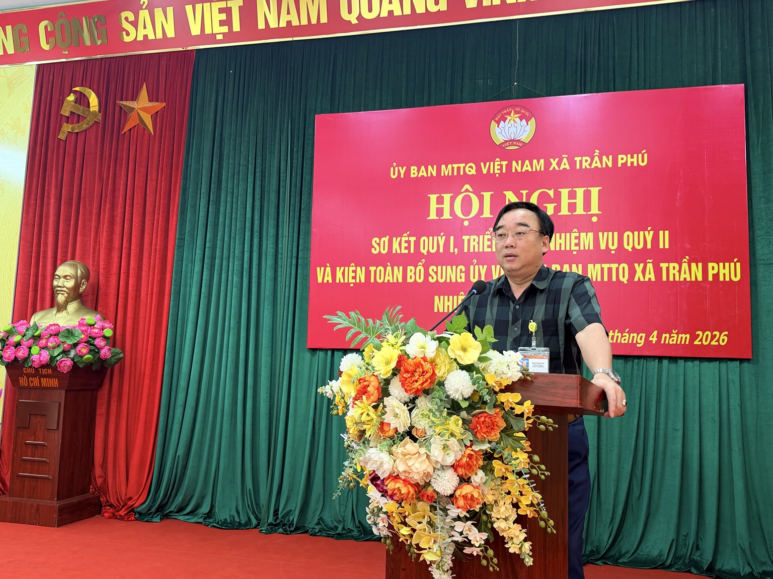 Ban Thường trực Ủy ban MTTQ Việt Nam xã Trần Phú sơ kết công tác quý I, triển khai nhiệm vụ quý II năm 2026- Ảnh 2.