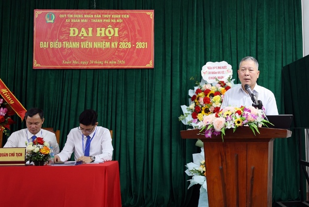 Quỹ tín dụng nhân dân Thủy Xuân Tiên (xã Xuân Mai) tổ chức thành công Đại hội đại biểu thành viên nhiệm kỳ 2026 – 2031- Ảnh 6.