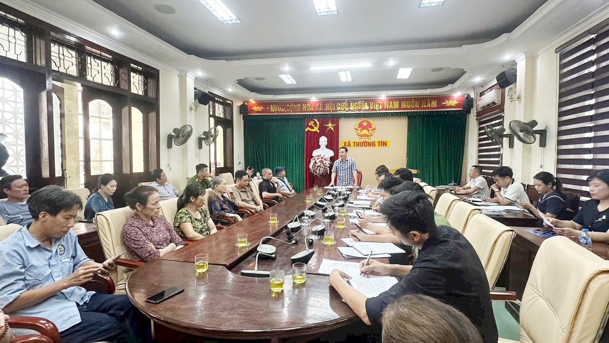 Thường Tín tổ chức đối thoại trước khi cưỡng chế thu hồi đất thi công Vườn hoa Nguyễn Du- Ảnh 1.