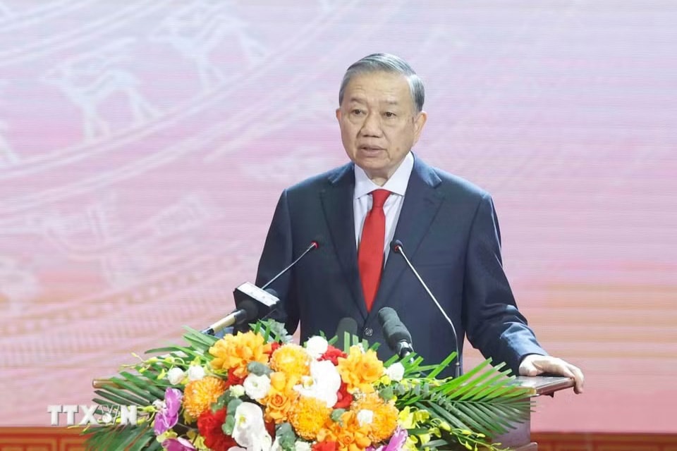 Tổng Bí thư, Chủ tịch nước Tô Lâm dự Lễ kỷ niệm 120 năm Ngày sinh Tổng Bí thư Hà Huy Tập- Ảnh 3.