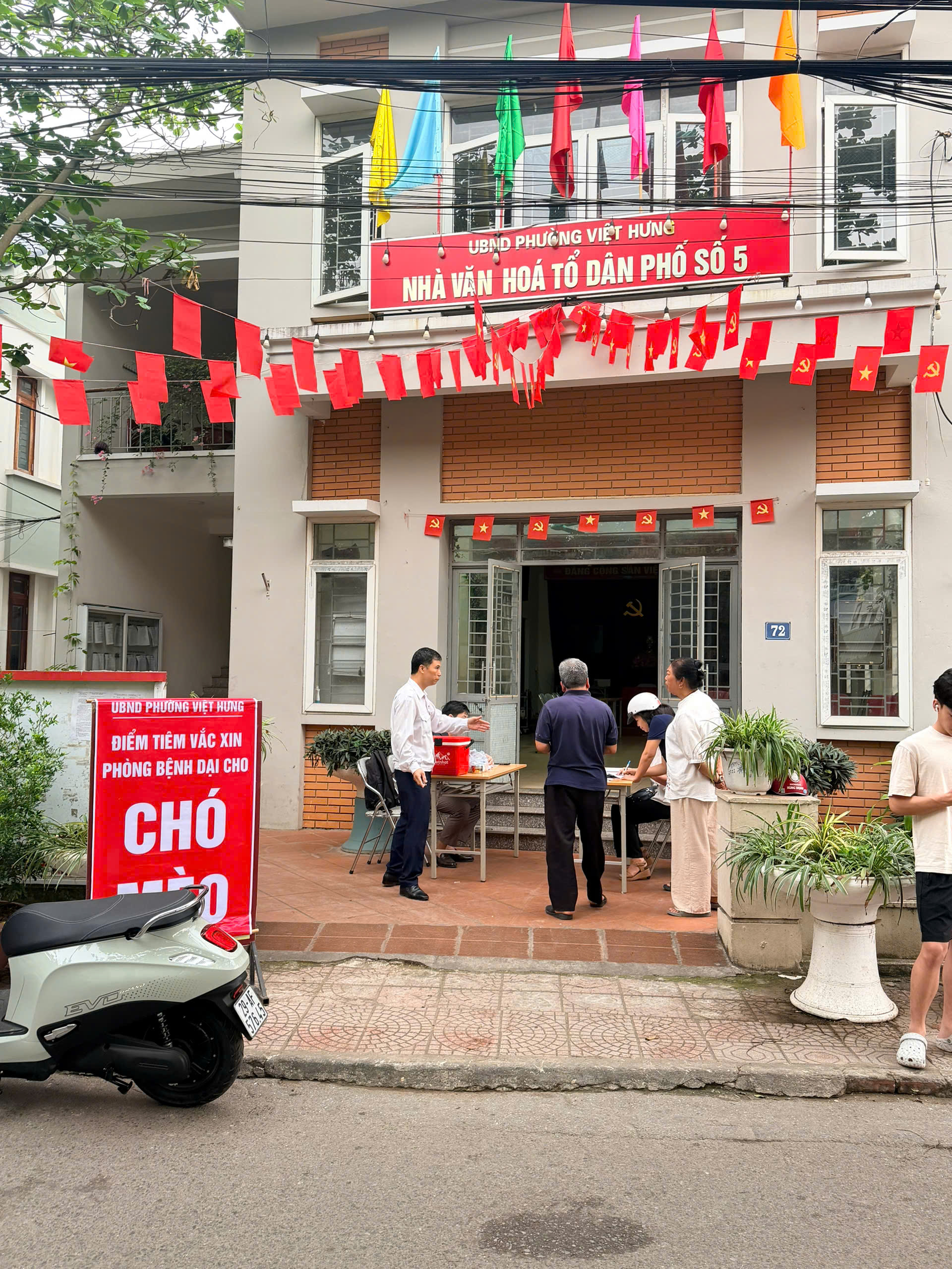 UBND phường Việt Hưng tổ chức tiêm phòng Dại cho đàn chó, mèo đợt 1 năm 2026 trên toàn địa bàn phường.- Ảnh 9.