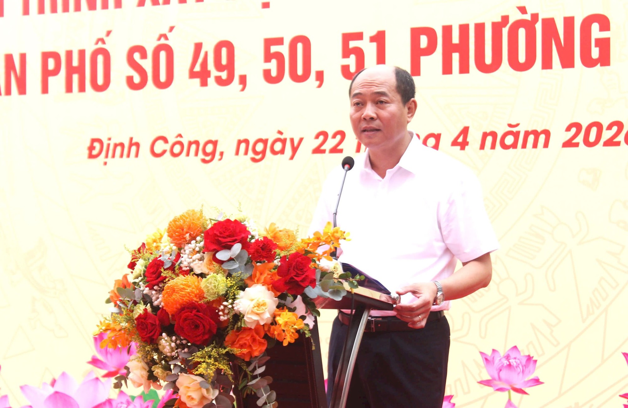 Khởi công xây dựng, cải tạo nhà hội họp Tổ dân phố tại phường Định Công- Ảnh 2.