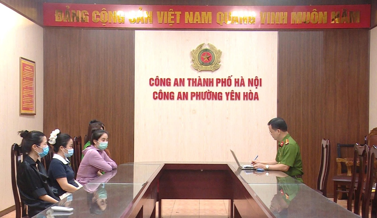 Công an phường Yên Hòa phát hiện cơ sở có dấu hiệu hoạt động thẩm mỹ trái phép trên địa bàn- Ảnh 2.