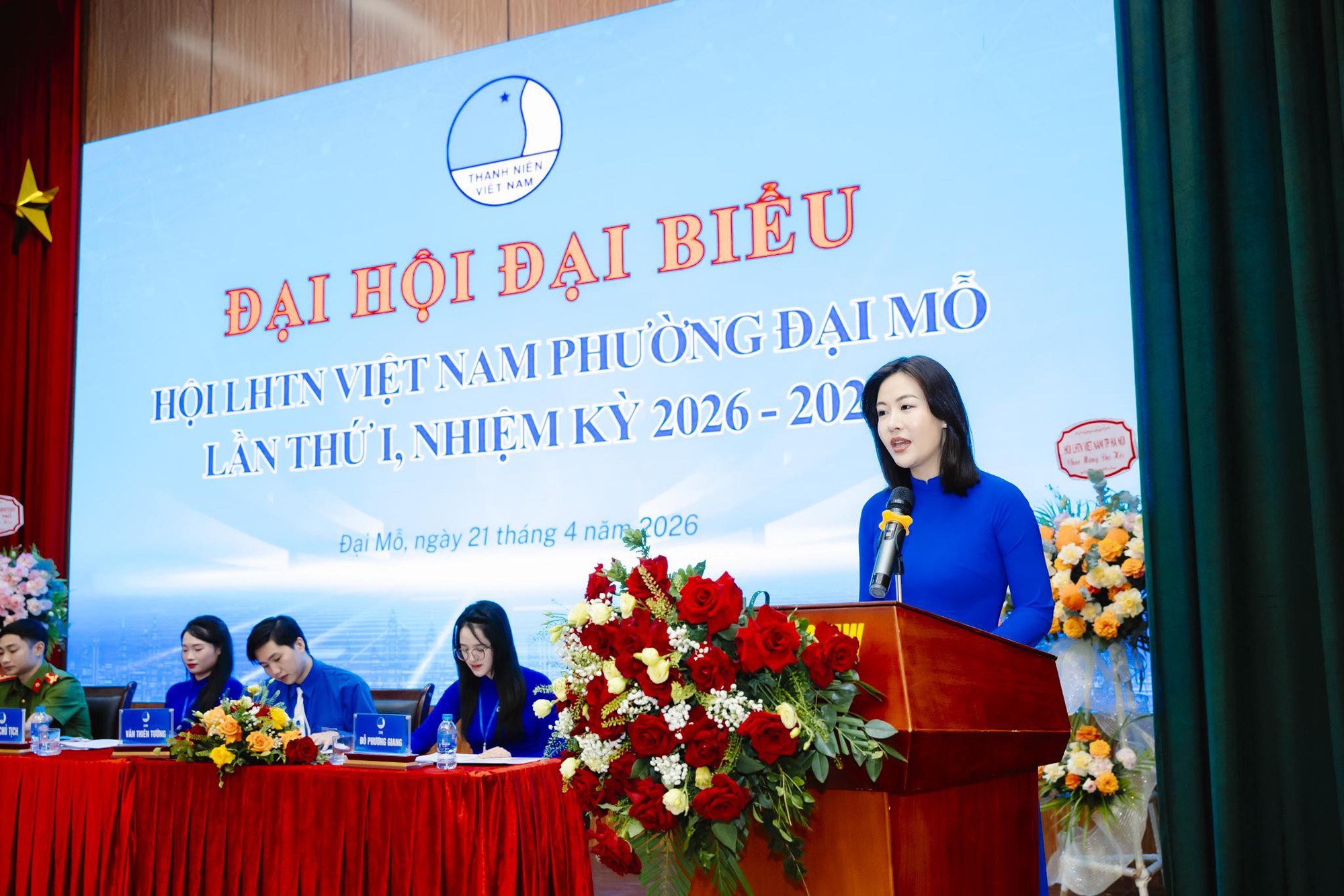 Đại hội đại biểu Hội Liên hiệp Thanh niên Việt Nam phường Đại Mỗ lần thứ I: Khát vọng tuổi trẻ vươn mình trong kỷ nguyên mới- Ảnh 3.