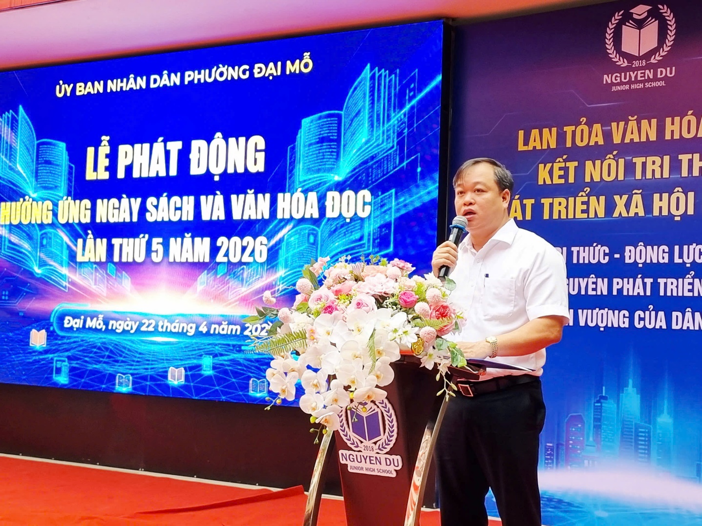Phường Đại Mỗ phát động Ngày Sách và Văn hóa đọc 2026, lan tỏa tri thức trong cộng đồng- Ảnh 1.