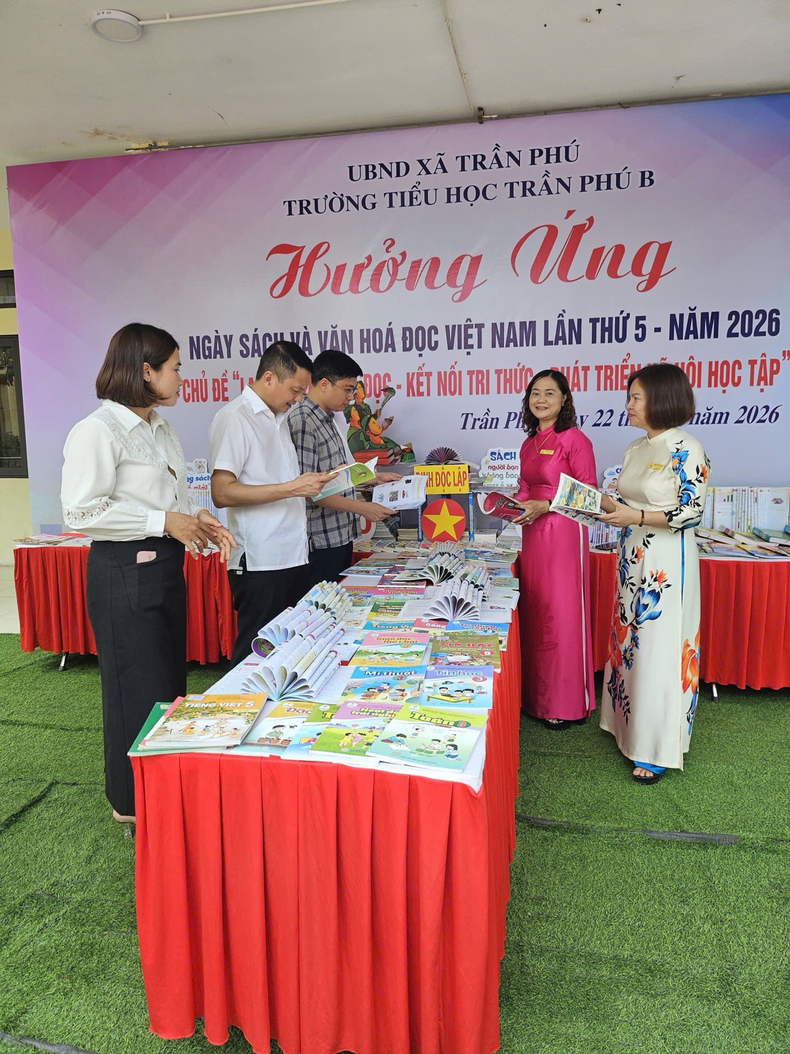 Trần Phú: tổ chức Ngày Sách và Văn hóa đọc Việt Nam lần thứ 5 năm 2026 tại Trường Tiểu học Trần Phú B- Ảnh 3.
