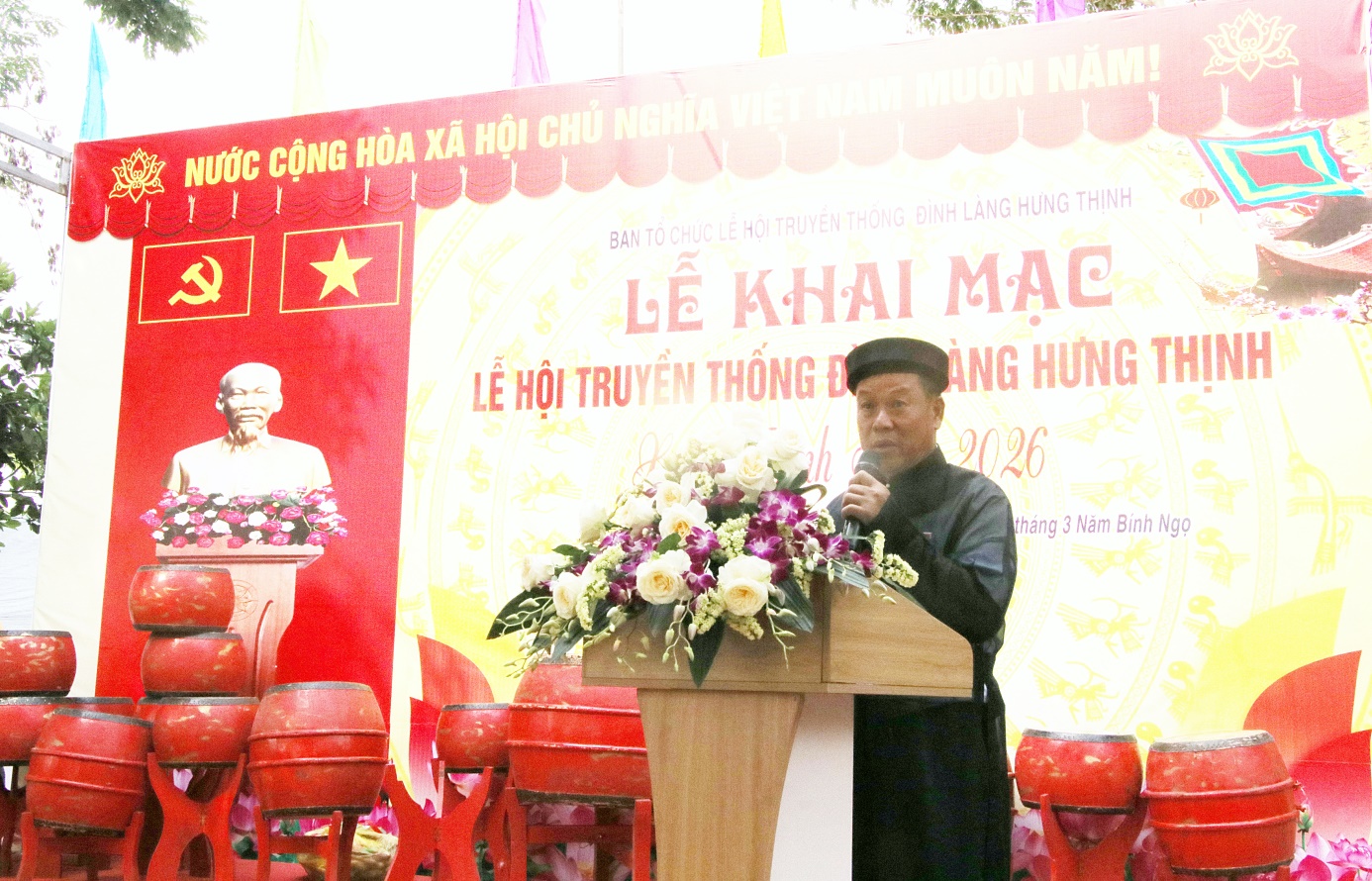 Khai mạc Lễ hội truyền thống Đình Hưng Thịnh- Ảnh 2.