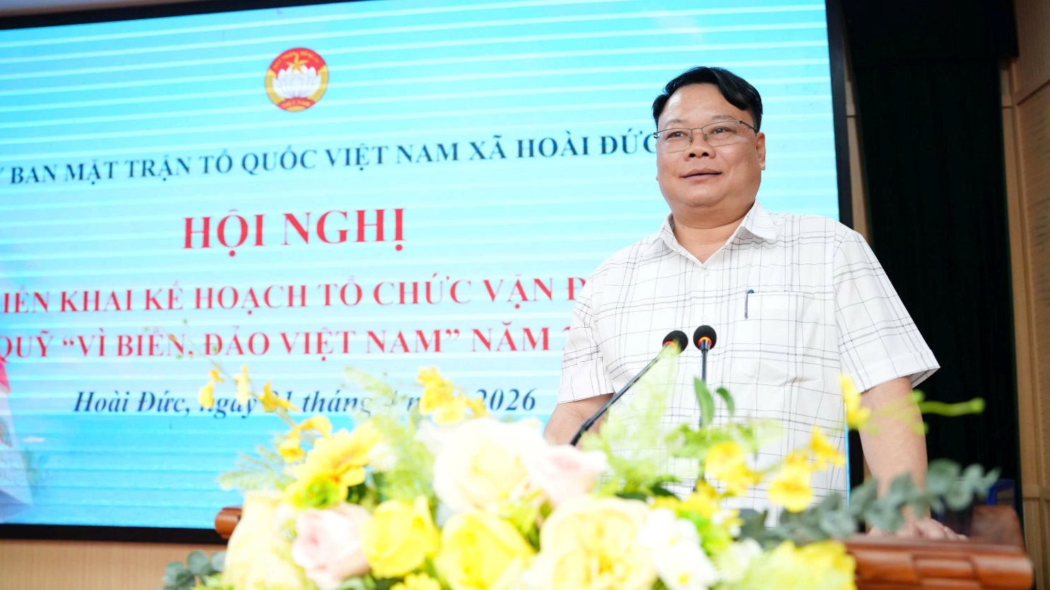 UB MTTQ xã Hoài Đức vận động quỹ Vì biển, đảo Việt Nam và cuộc thi Giữ gìn thôn, tổ dân phố sáng, xanh, sạch, đẹp, an toàn năm 2026- Ảnh 1.