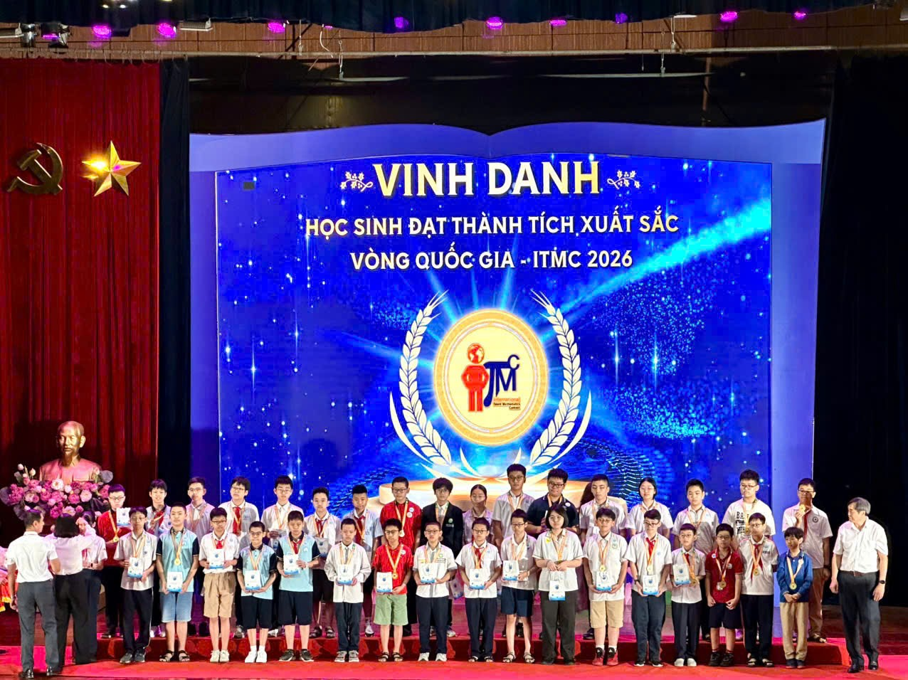 HỌC SINH TRƯỜNG THCS YÊN SỞ THAM GIA CHƯƠNG TRÌNH ROBOBIMI AI CHAMPION CẤP THCS VÀ TRAO GIẢI KỲ THI TÌM KIẾM TÀI NĂNG TOÁN HỌC QUỐC TẾ ITMC 2026 NĂM HỌC 2025–2026- Ảnh 3.
