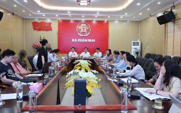 Xuân Mai: Tiếp và làm việc với Sở Du lịch Hà Nội về công tác phối hợp phát triển du lịch trên địa bàn xã Xuân Mai- Ảnh 4.