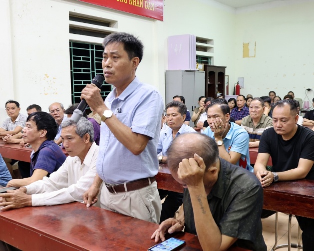 Xuân Mai đối thoại, vận động bàn giao mặt bằng dự án Quốc lộ 6 với hộ gia đình, cá nhân thôn Tiên Xuân- Ảnh 4.