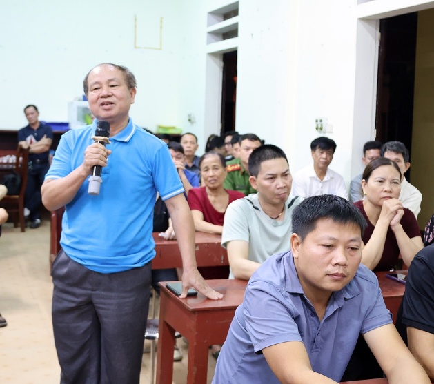 Xuân Mai đối thoại, vận động bàn giao mặt bằng dự án Quốc lộ 6 với hộ gia đình, cá nhân thôn Tiên Xuân- Ảnh 6.