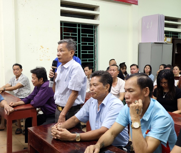 Xuân Mai đối thoại, vận động bàn giao mặt bằng dự án Quốc lộ 6 với hộ gia đình, cá nhân thôn Tiên Xuân- Ảnh 7.