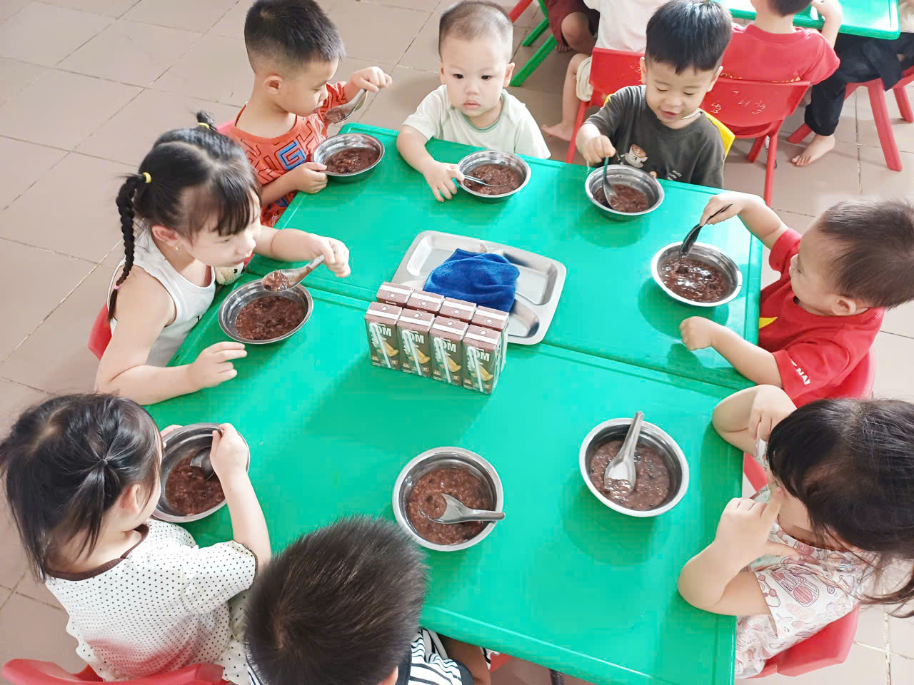 Tặng sữa trong chương trình “Quỹ sữa Vương cao Việt Nam”- Ảnh 1.