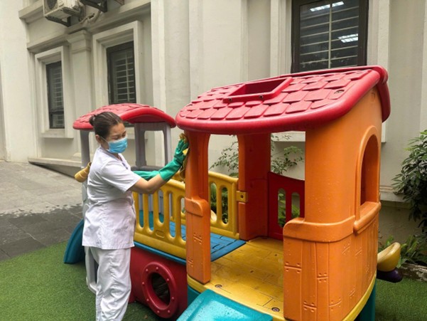 Phường Thanh Xuân triển khai Chiến dịch cao điểm vệ sinh môi trường, khử khuẩn chủ động phòng, chống bệnh Tay chân miệng- Ảnh 7.
