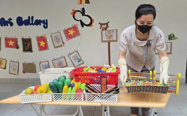 Phường Thanh Xuân triển khai Chiến dịch cao điểm vệ sinh môi trường, khử khuẩn chủ động phòng, chống bệnh Tay chân miệng