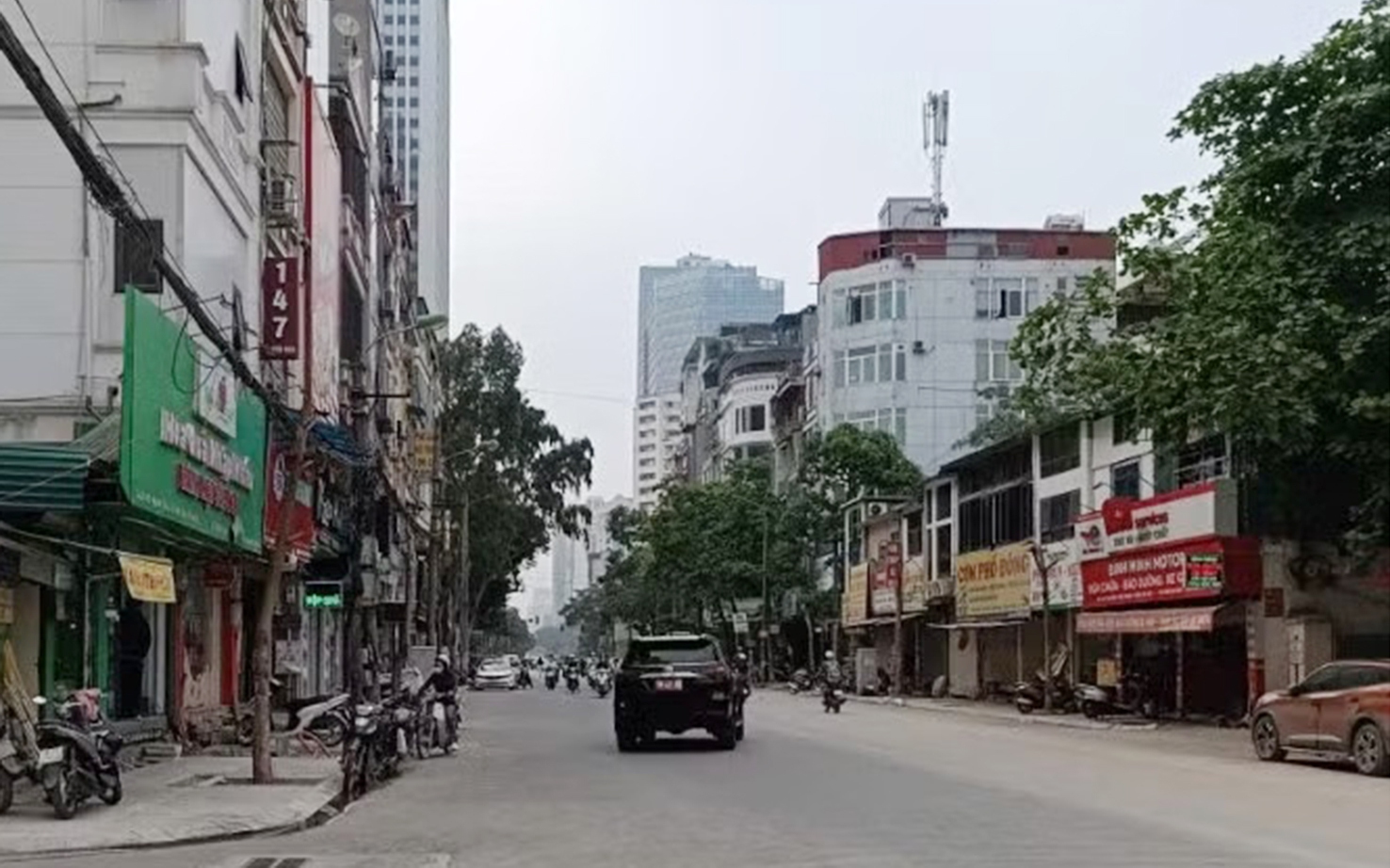 Đầu tuyến của dự án cải tạo, mở rộng theo quy hoạch tuyến phố Nguyễn Tuân đã cơ bản hoàn tất.