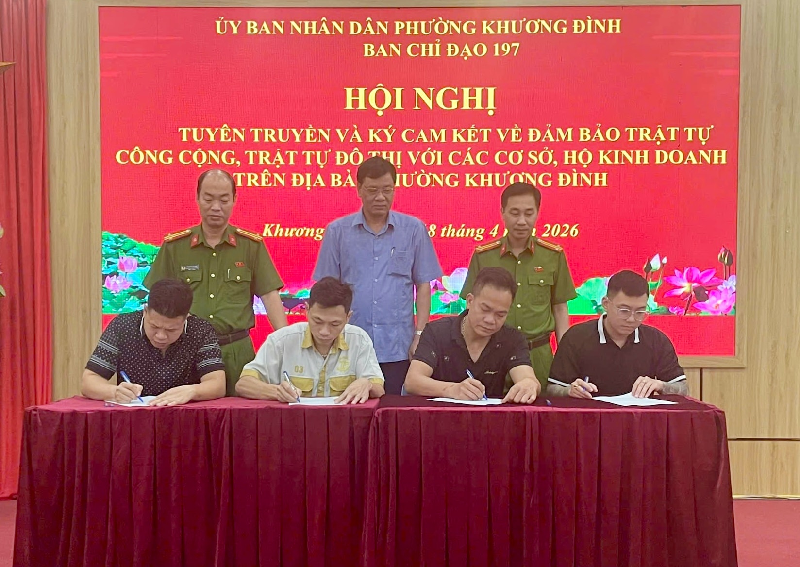 Phường Khương Đình: Tăng cường tuyên truyền, lập lại kỷ cương đô thị- Ảnh 3.