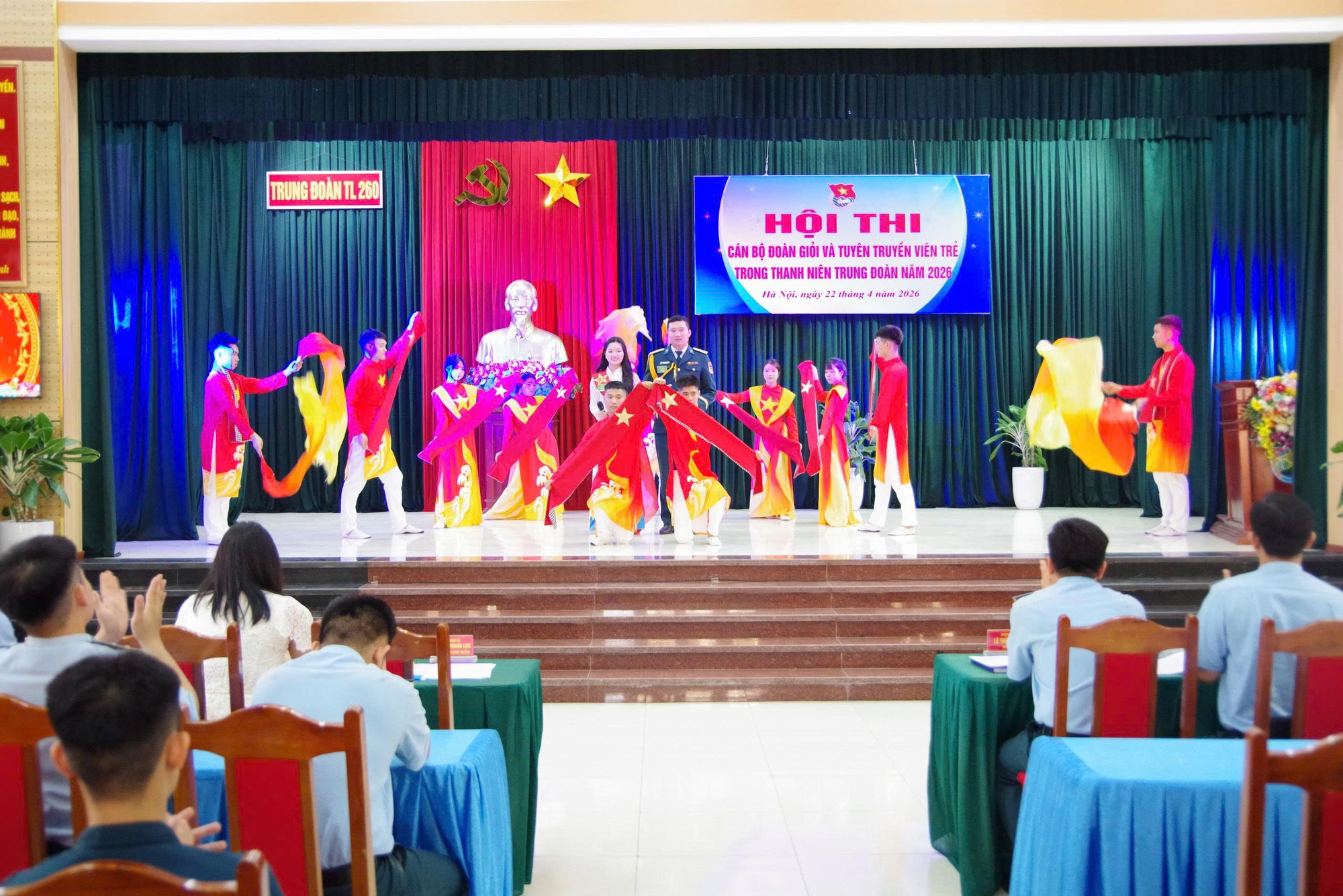 Trung đoàn 260 (Sư đoàn 361) tổ chức Hội thi Cán bộ Đoàn giỏi và Tuyên truyền viên trẻ năm 2026- Ảnh 1.