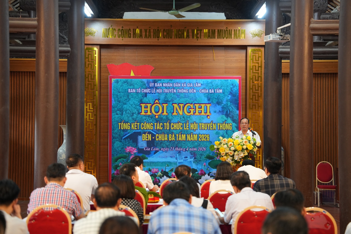 Hội nghị tổng kết công tác tổ chức Lễ hội Đền – Chùa Bà Tấm năm 2026- Ảnh 5.