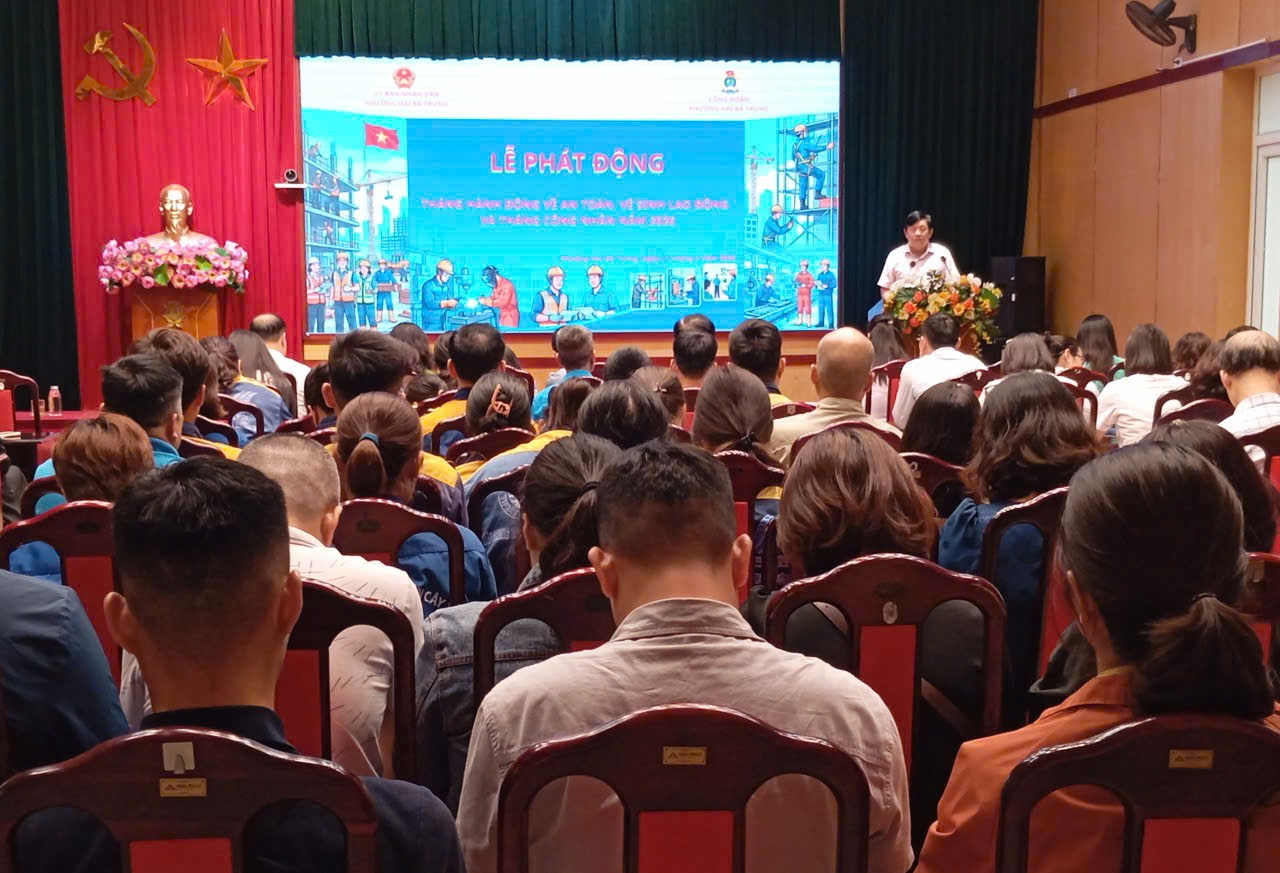 Phường Hai Bà Trưng phát động tháng hành động về an toàn, vệ sinh lao động năm 2026- Ảnh 2.