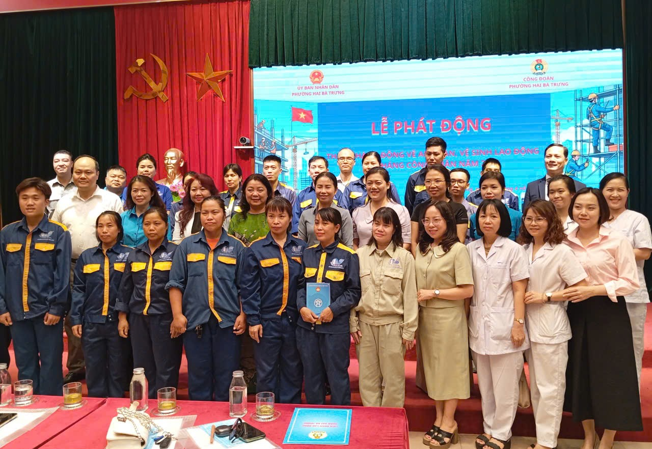 Phường Hai Bà Trưng phát động tháng hành động về an toàn, vệ sinh lao động năm 2026- Ảnh 5.